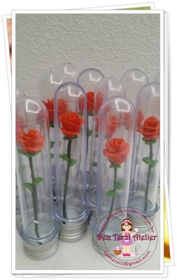 Mini Rosas no tubete