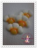Meia flor 3 pétalas