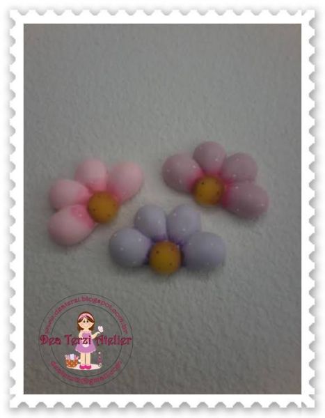 Meia Flor 4 pétalas